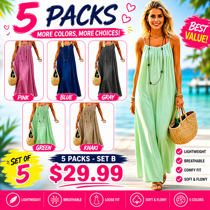 🔥 2026 Viral Clearance – Throw-On Cami Lounge Dress (So Comfy!) 💕
