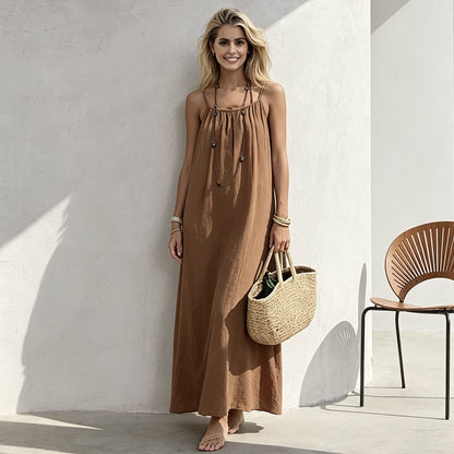 🔥 2026 Viral Clearance – Throw-On Cami Lounge Dress (So Comfy!) 💕