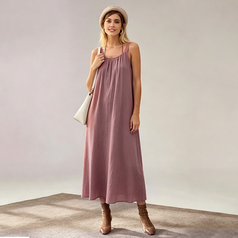 🔥 2026 Viral Clearance – Throw-On Cami Lounge Dress (So Comfy!) 💕